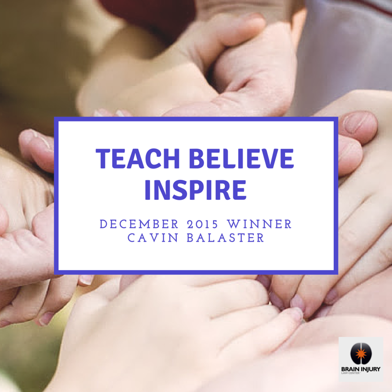 Teach Believe Inspire Award – Cavin Balaster